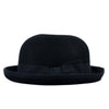 Holt Renfrew Black Wool Bowler Hat