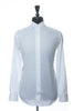 John Varvatos White Pick Stitch Collar Shirt