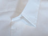 John Varvatos White Pick Stitch Collar Shirt