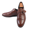 Canali Brown Monk Strap Shoes