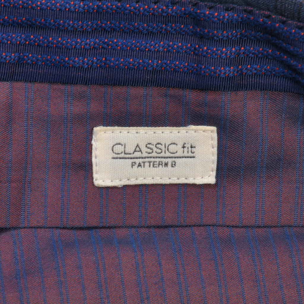 Incotex Blue Check Classic Fit Benson Pants