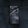 John Varvatos Luxe Navy Blue Check Pants