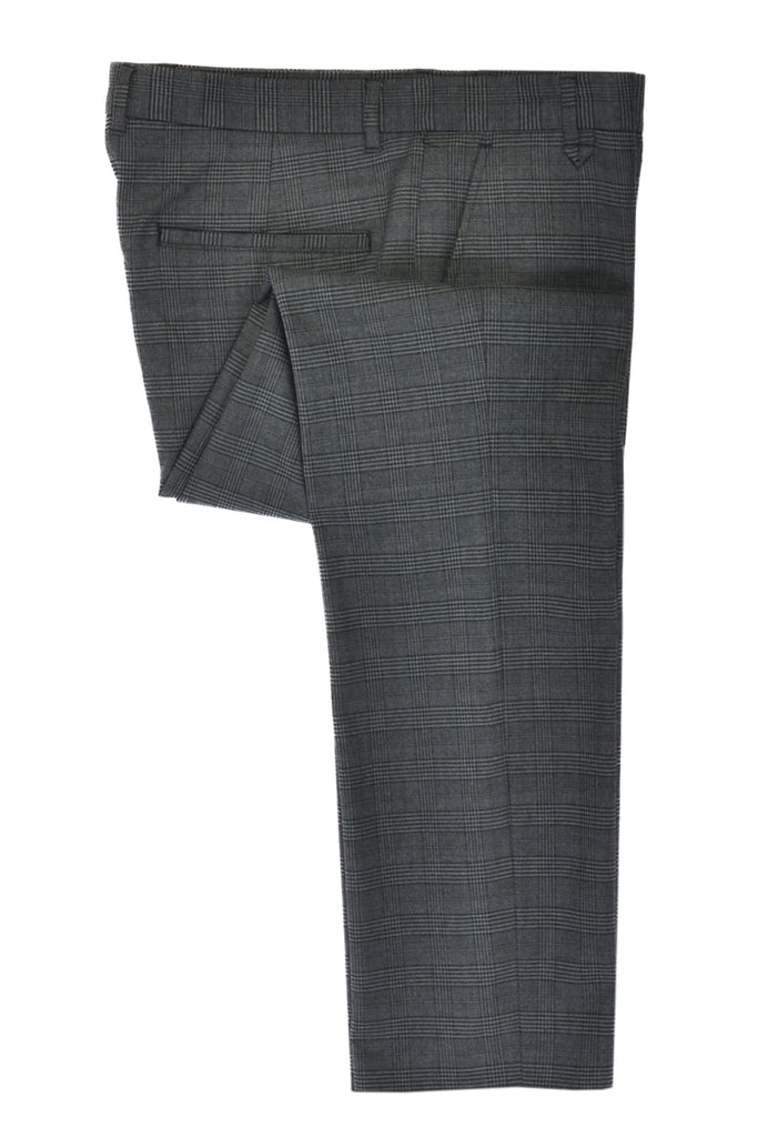 Hugo Boss Grey Check Heldor194 Pants