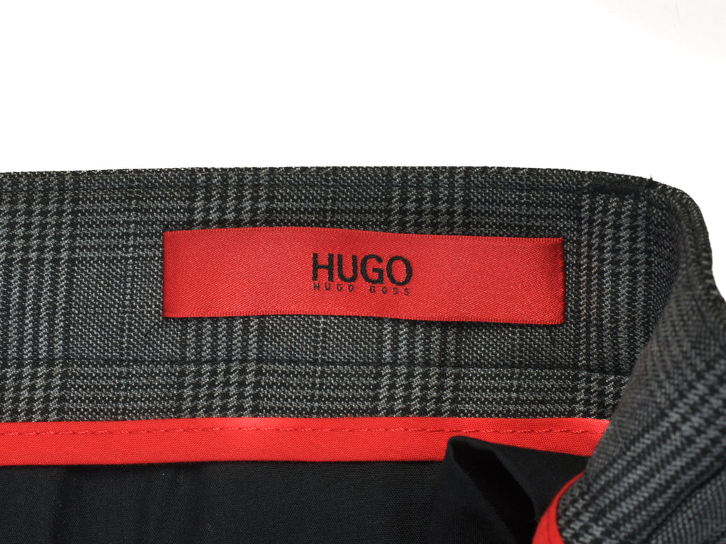 Hugo Boss Grey Check Heldor194 Pants