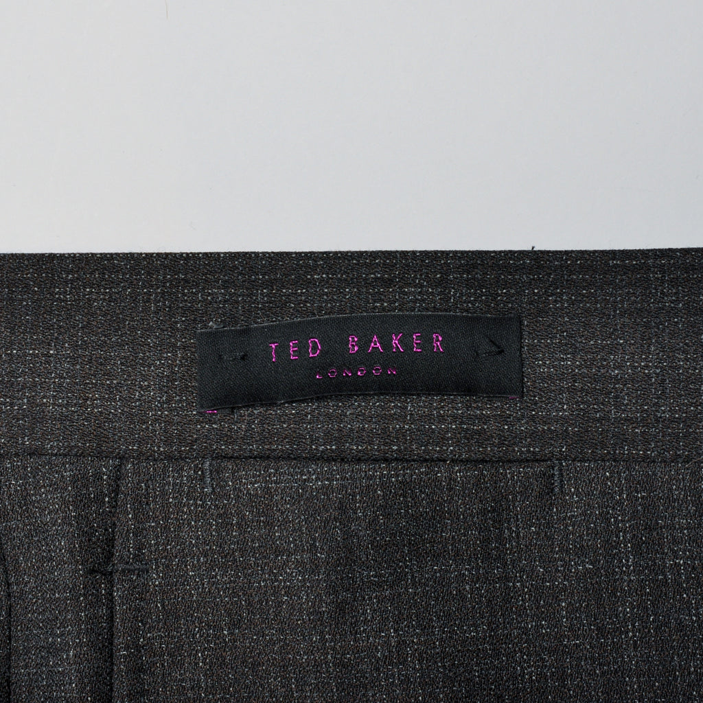 Ted Baker Grey Weave Jefferson Pants