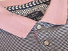 Ted Baker Navy Blue Striped Beagle Polo Shirt