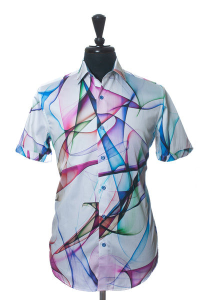 Robert Graham Bold Print Classic Fit Short Sleeve Shirt