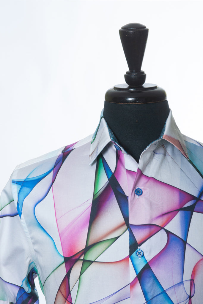 Robert Graham Bold Print Classic Fit Short Sleeve Shirt