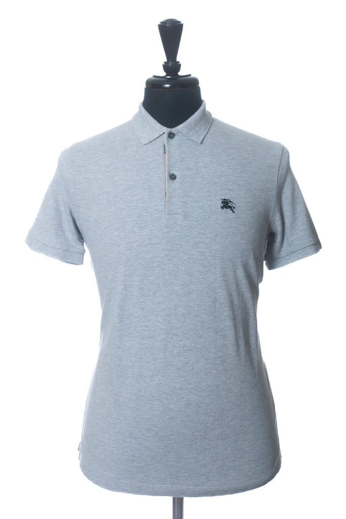 Burberry Light Grey Polo Shirt
