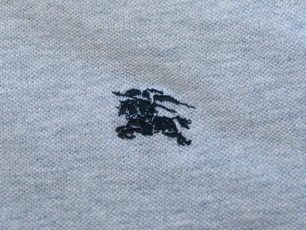 Burberry Light Grey Polo Shirt