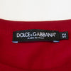Dolce & Gabbana Deep Red Crew Neck T-Shirt