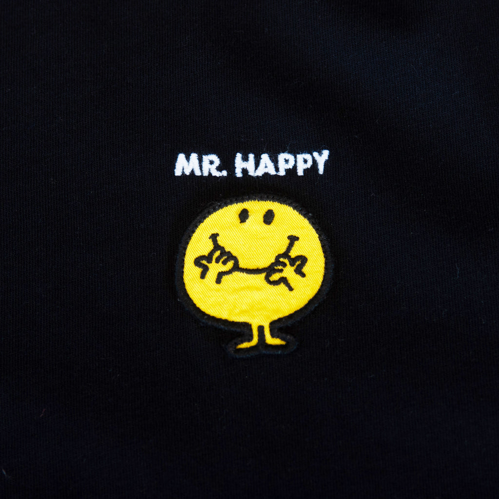 Sandro Mr. Happy Black Crew Neck T-Shirt