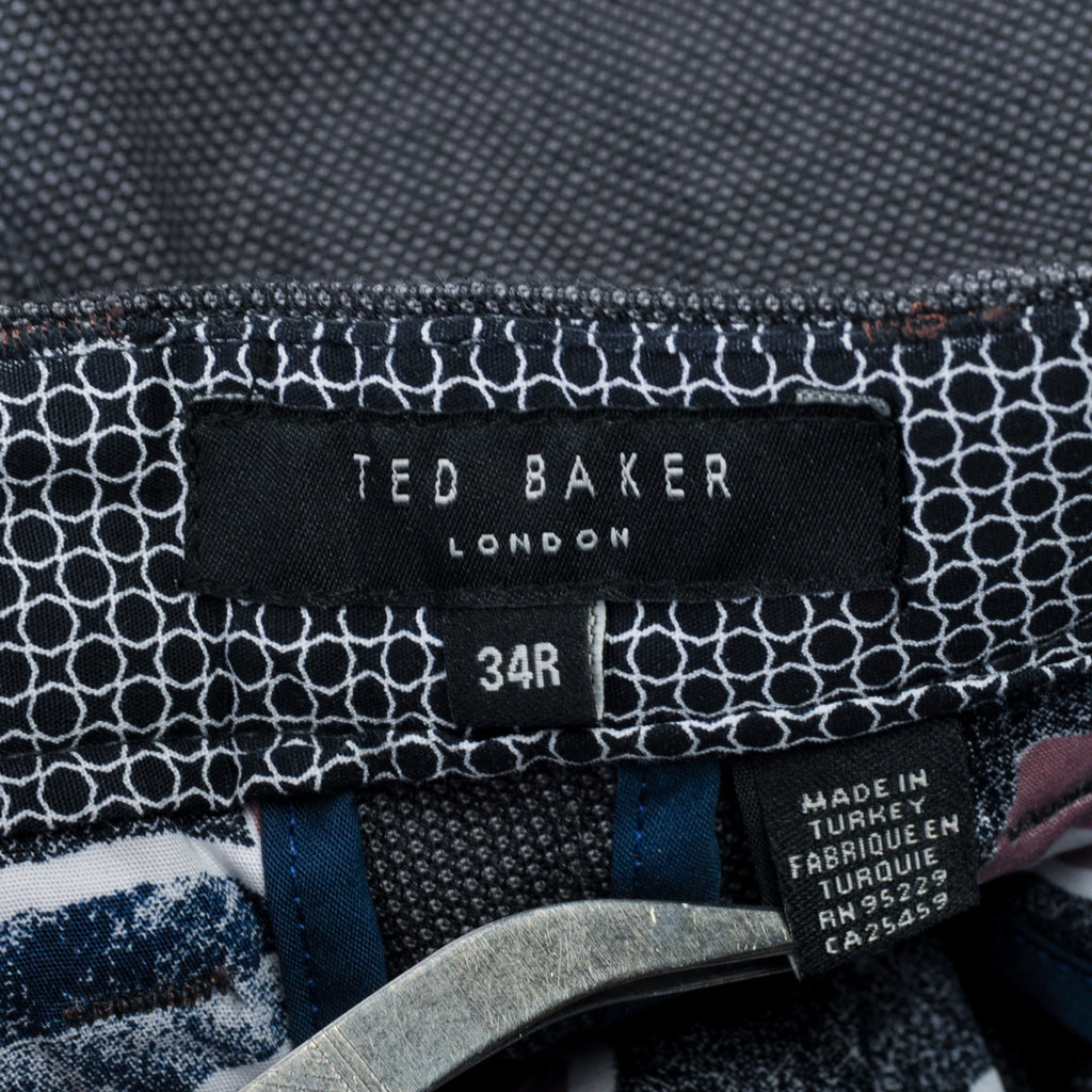 Ted Baker Grey Birdseye Pants