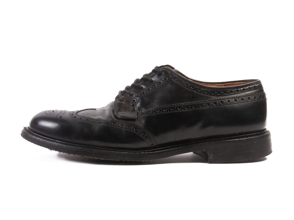 Church’s Custom Grade Black Cotterstock Wingtip Shoes