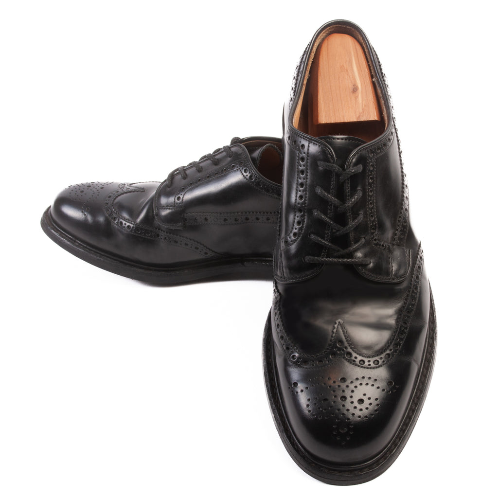 Church’s Custom Grade Black Cotterstock Wingtip Shoes