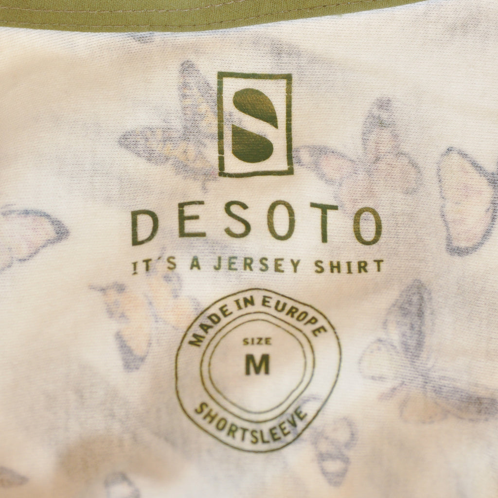 Desoto Butterfly Print Short Sleeve Shirt