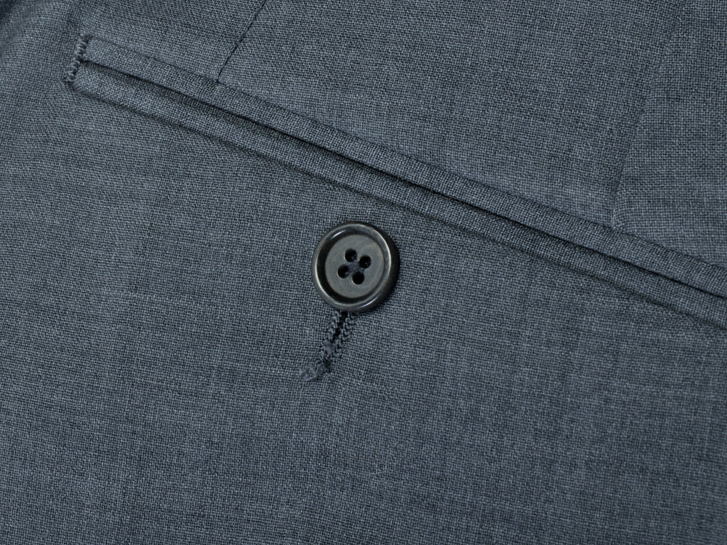 John Varvatos Grey Stretch Wool Pants
