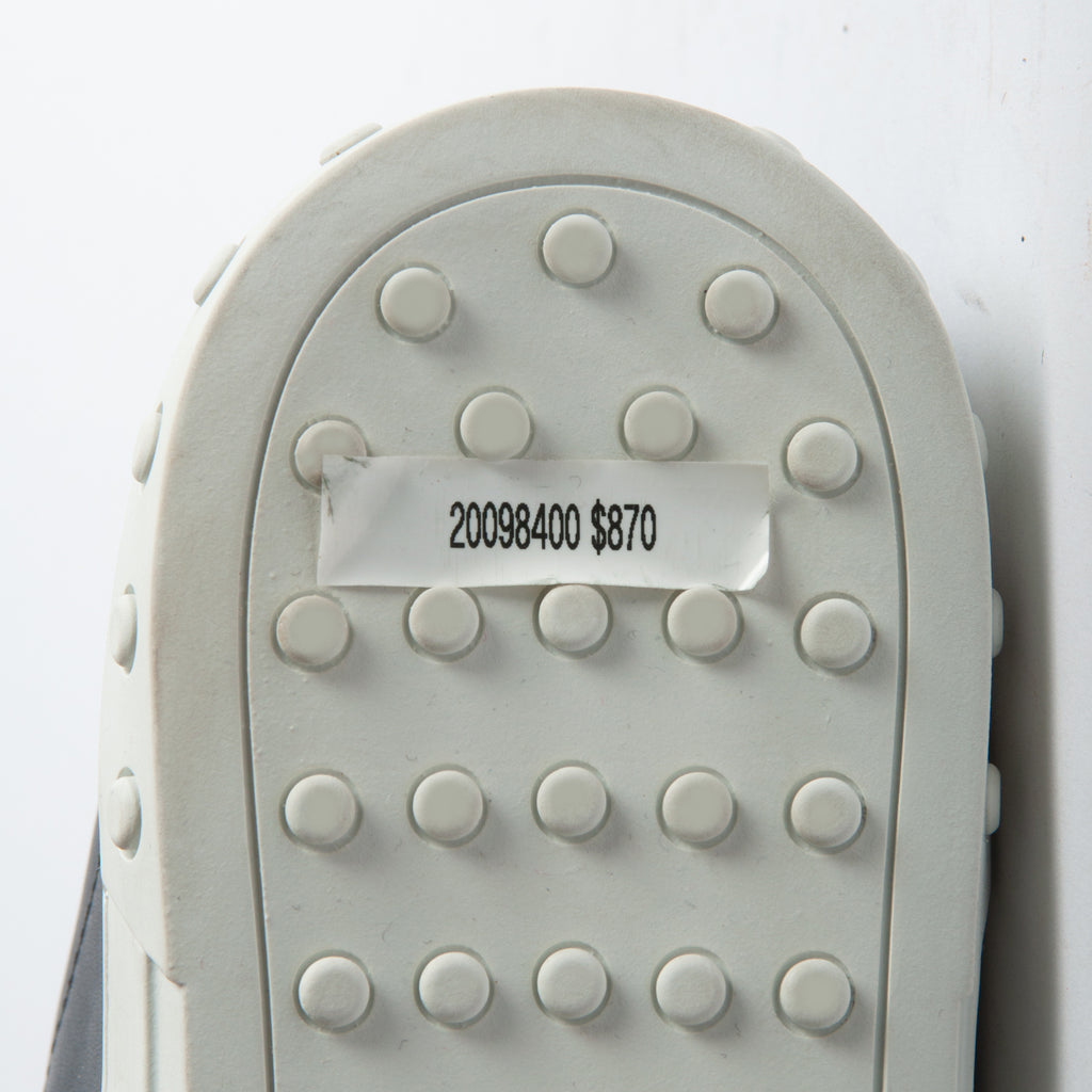 Tod’s Blue Leather Slip On Sneakers