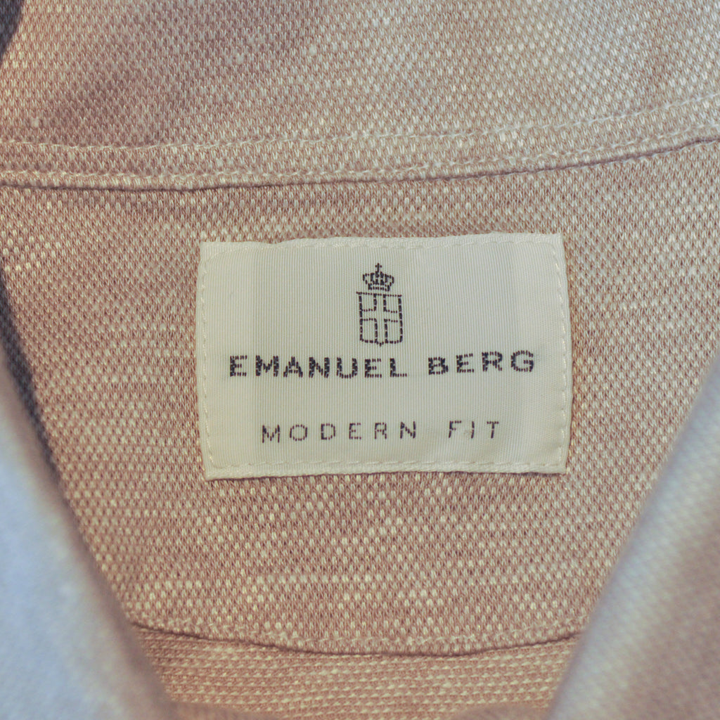 Emanuel Berg Grey Modern Fit Polo Shirt