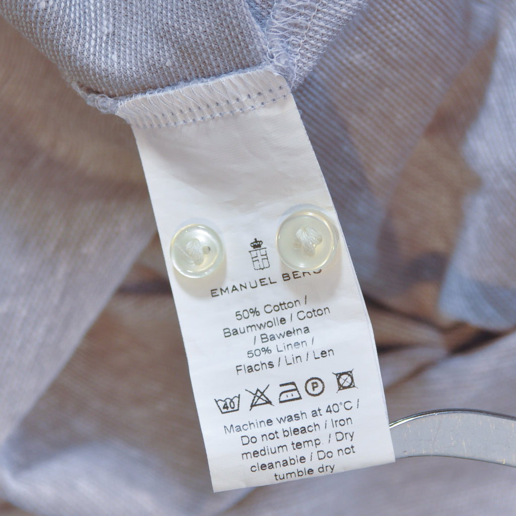 Emanuel Berg Grey Modern Fit Polo Shirt