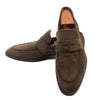 Di Bianco Green Suede Penny Loafers