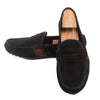 Gucci Black Suede Driving Shoes