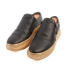 Zanotti Black and Gold Zipper Sneakers