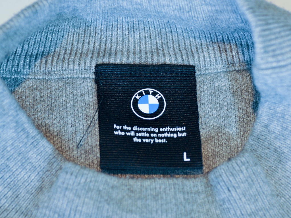 Kith Grey BMW Logo Sweater