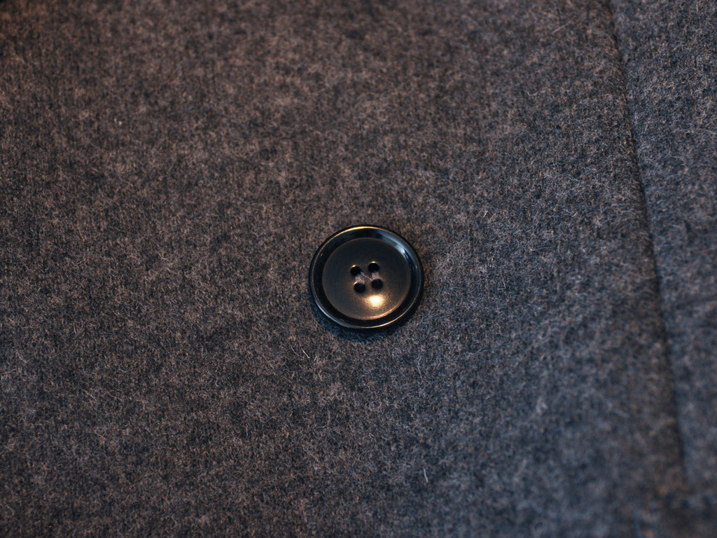 Christopher Bates Grey Double Breasted Overcoat