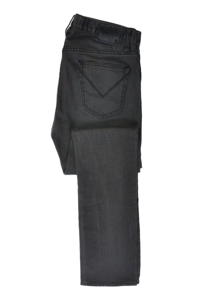 John Varvatos Grey Bowery Slim Straight Jeans