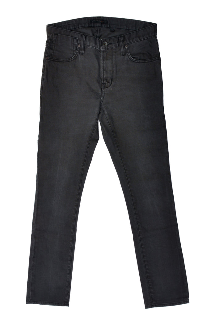 John Varvatos Grey Bowery Slim Straight Jeans