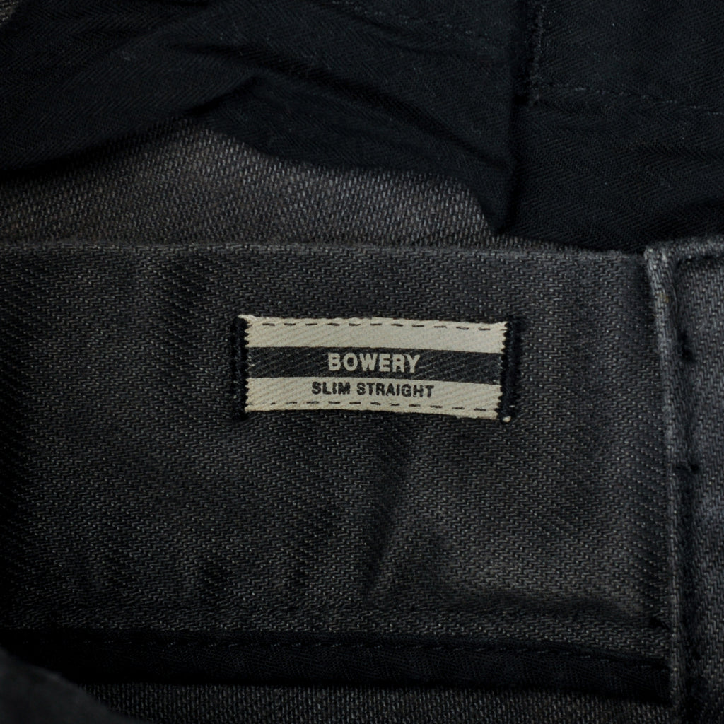 John Varvatos Grey Bowery Slim Straight Jeans