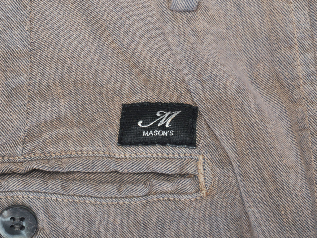 Mason’s Brown Linen Blend Torino Pants
