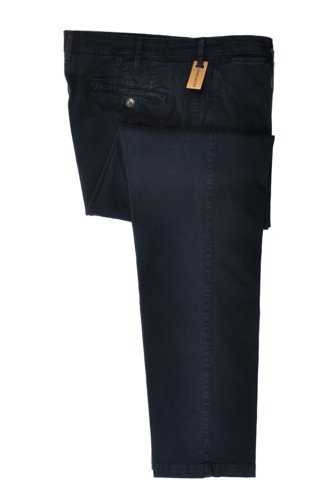 Four.Ten Washed Black Comfort Fit Chinos