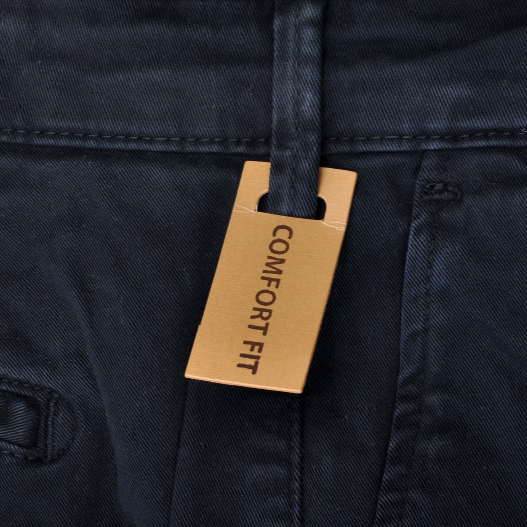 Four.Ten Washed Black Comfort Fit Chinos