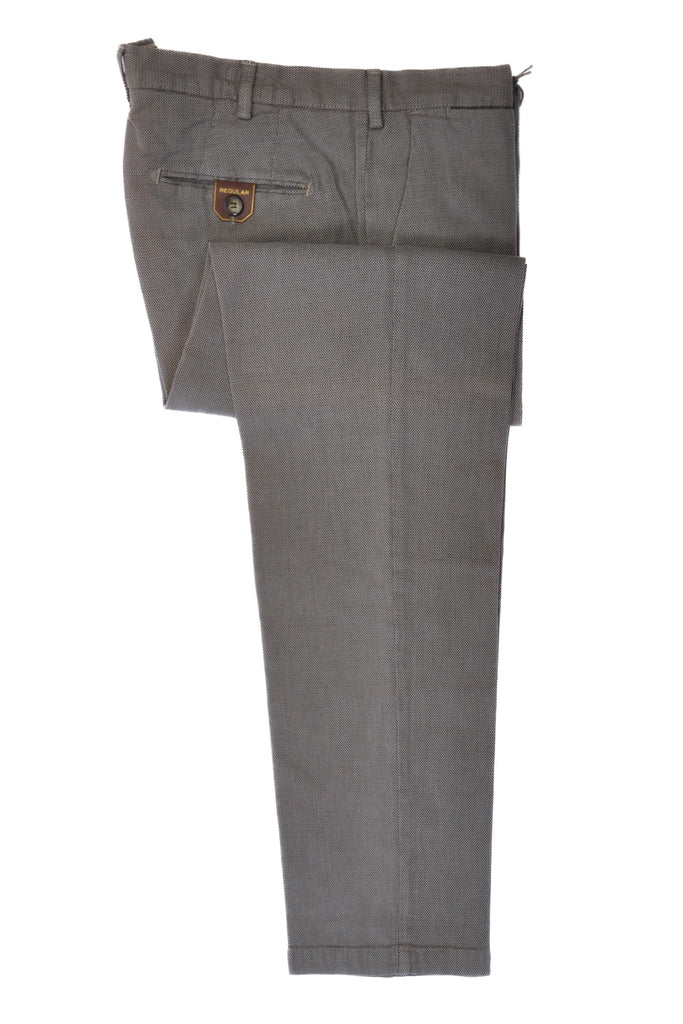 Four.Ten Sand Brown Birdseye Pants