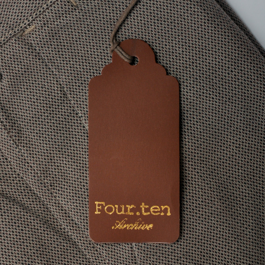 Four.Ten Sand Brown Birdseye Pants
