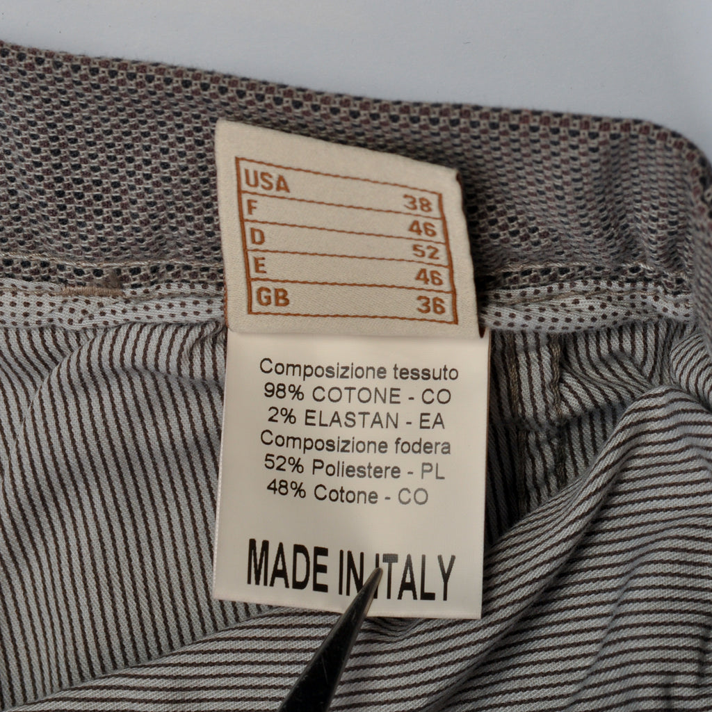 Four.Ten Sand Brown Birdseye Pants