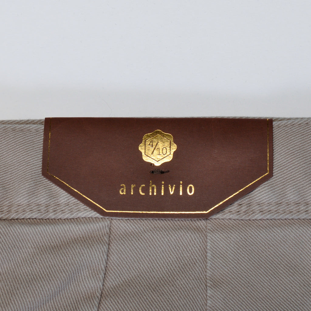 Four.Ten Archivio Light Brown Pants
