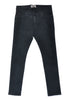 Naked & Famous Black Wax Coated Stretch Denim Jeans