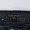 Nudie Dark Core Black Grim Tim Jeans