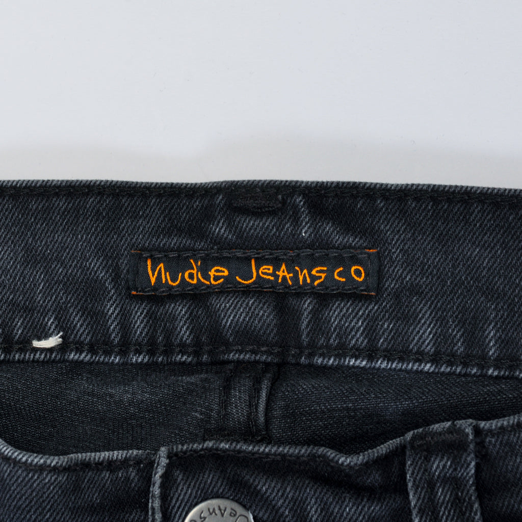 Nudie Dark Core Black Grim Tim Jeans