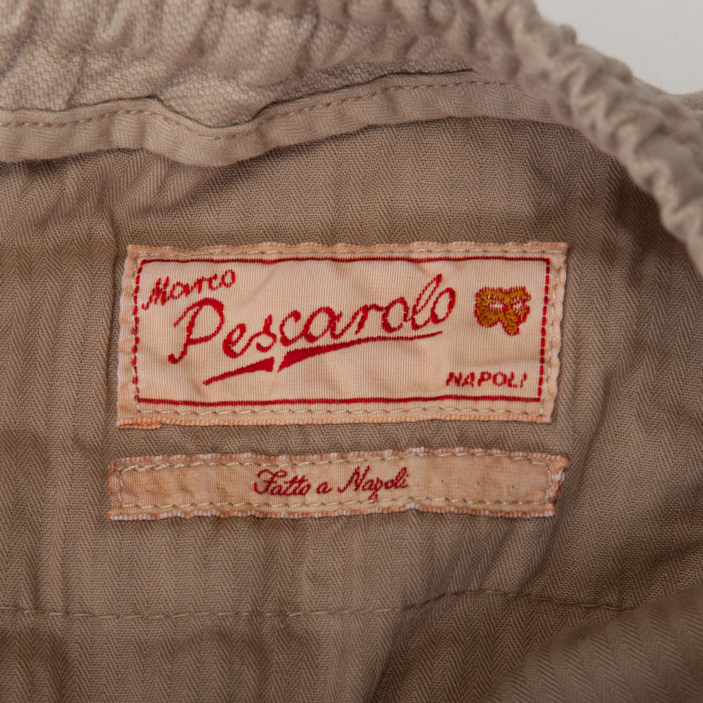 Marco Pescardo Brown Caracciolo Drawstring Trousers