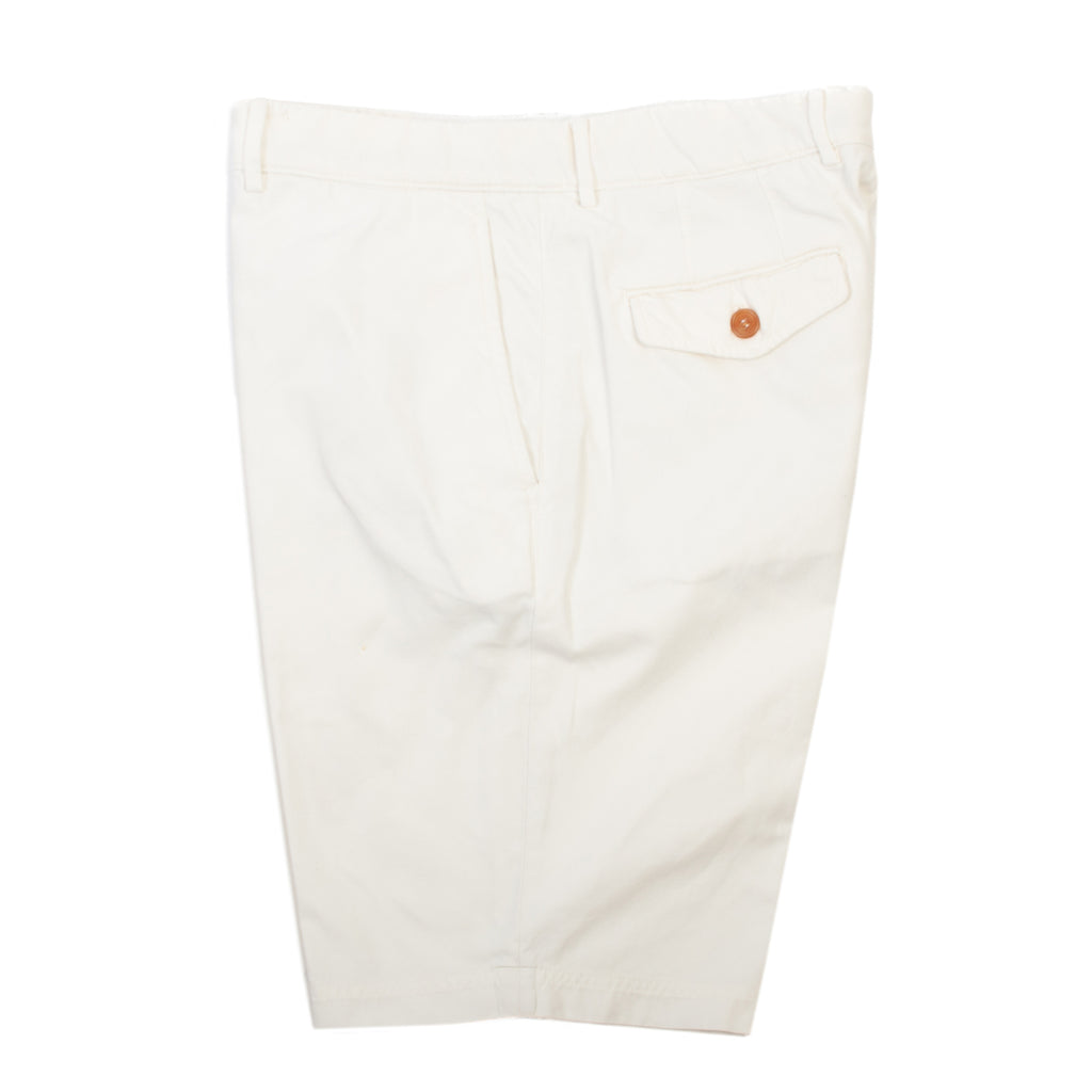 Brunello Cucinelli White Cotton Shorts