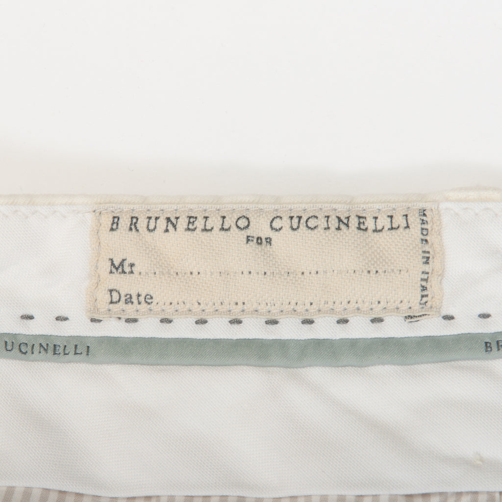 Brunello Cucinelli White Cotton Shorts