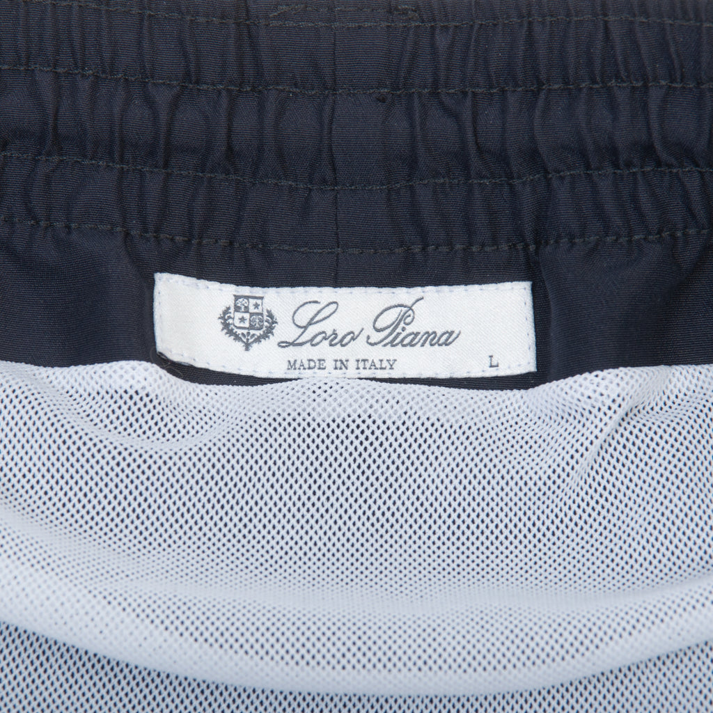 Loro Piana Navy Blue Swim Shorts
