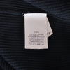 Brunello Cucinelli Black Ribbed Cotton Crew Neck Sweater