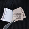 Brunello Cucinelli Black Ribbed Cotton Crew Neck Sweater