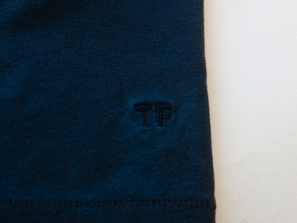 Tom Ford Washed Blue Crew Neck T-Shirt