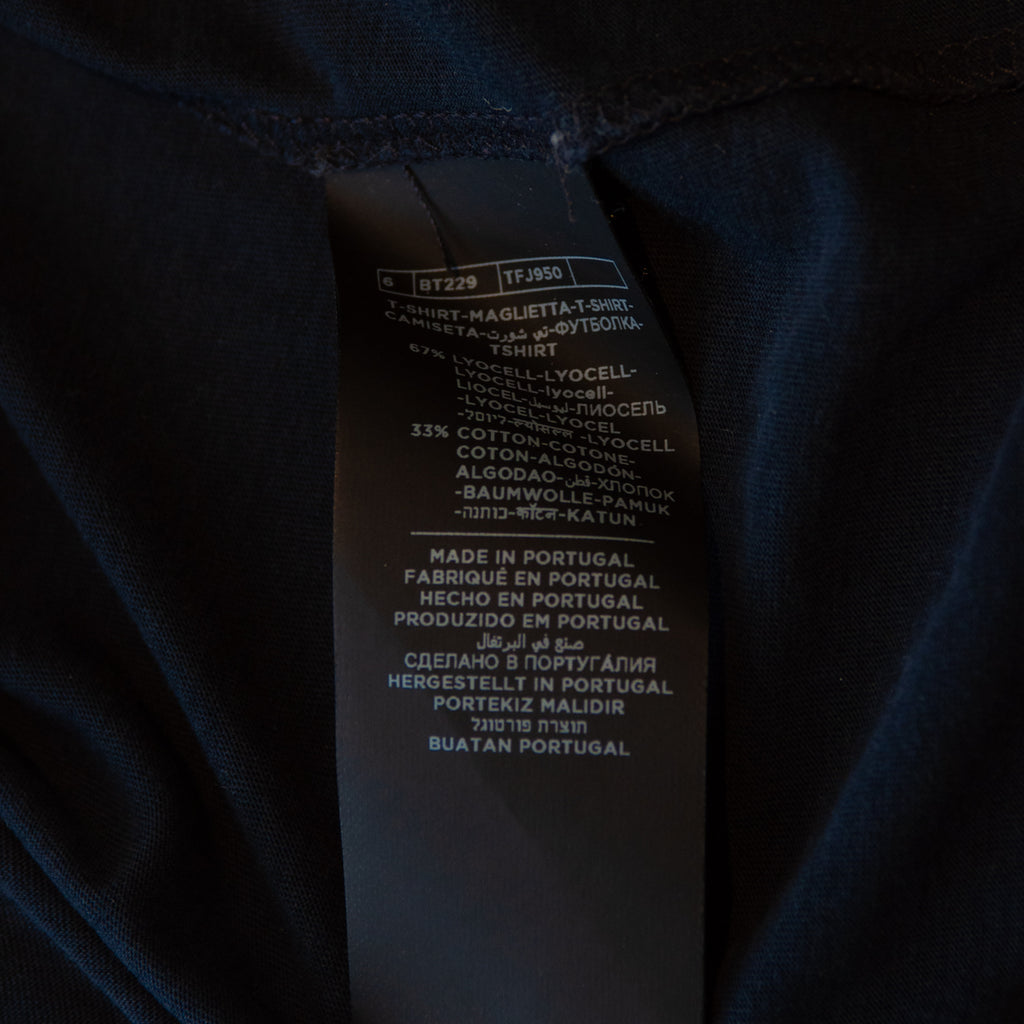 Tom Ford Washed Blue Crew Neck T-Shirt